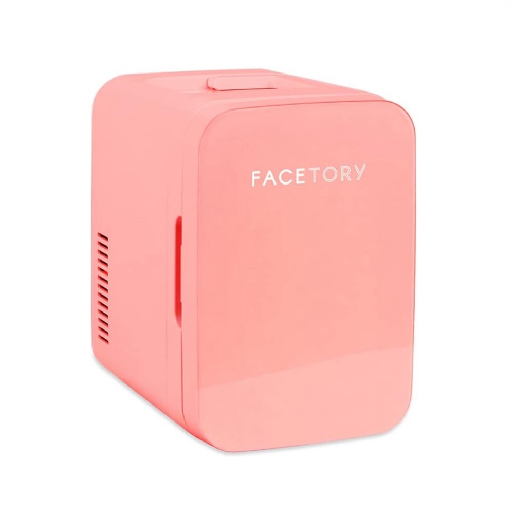 FACETORY Portable Coral Beauty Fridge with Heat and Cool Capacity New